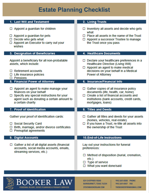 Estate Planning Checklist: Everything You Need for a Comprehensive and Full-Proof Estate Plan